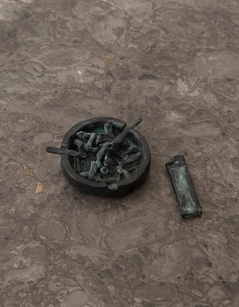 Ashtray and lighter